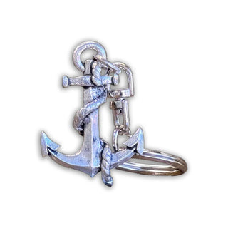 Pewter Anchor Keyring - Buckingham Pewter