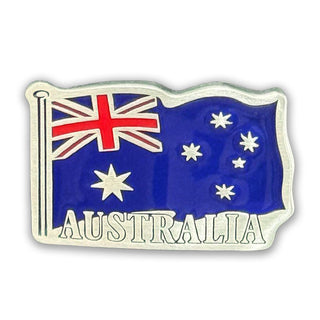 Pewter Belt Buckle Australian Flag - Large - Buckingham Pewter