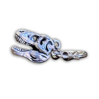 Dinosaur Skull Pewter Keyring