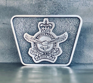 Royal Australian Air Force Pewter Belt Buckle (RAAF) - Buckingham Pewter