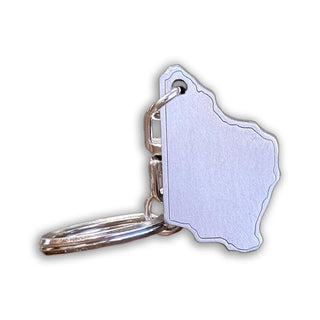 WA Kangaroo Paw Pewter Keyring - Buckingham Pewter