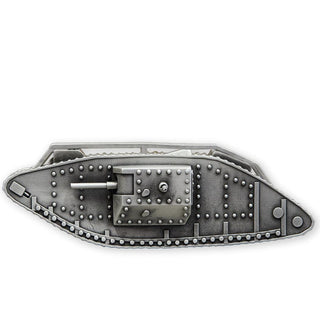 Buckingham Pewter Mark V Landship Model with Detailed Design for Collector Enthusiasts