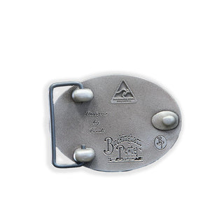 Buckingham Pewter Rose Design Belt Buckle with elegant detailing and durable craftsmanship
