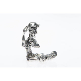 BP004 Pewter Miner Comical Chipper figurine-Buckingham Pewter
