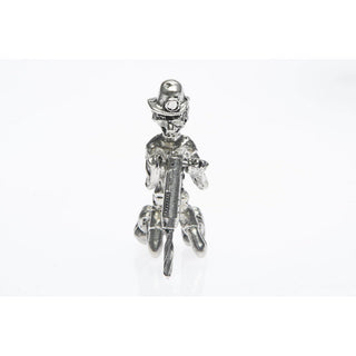 BP007 Pewter Miner Comical Driller figurine-Buckingham Pewter