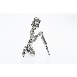 BP007 Pewter Miner Comical Driller figurine-Buckingham Pewter