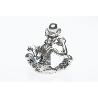 BP011 Pewter Miner Comical Filer figurine-Buckingham Pewter