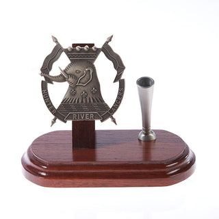 12th/16th Hunter River Lancers Desk Set & Pen Holder - Single