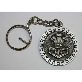 4/19th Prince of Wales Light Horse Pewter Keyring - Buckingham Pewter