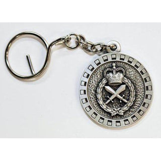 The Royal Australian Corps of Military Police Pewter Keyring (RACMP) - Buckingham Pewter