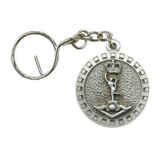The Royal Australian Corps of Signals Pewter Keyring (RASigs) - Buckingham Pewter