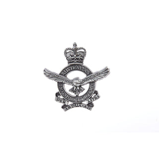 Royal Australian Air Force Plaque Large (RAAF)-Buckingham Pewter