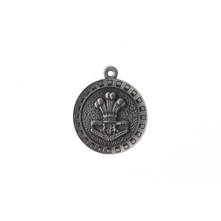 Prince of Wales Light Horse keyring in pewter featuring intricate emblem design for collectors