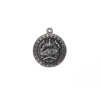 RAAC Pewter Keyring featuring an intricate Australian Armoured Corps design by Buckingham Pewter