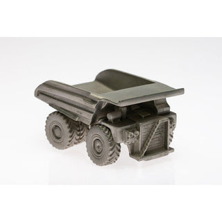 Buckingham Pewter Large Haulpak Figurine with Detailed Wheel and Dump Body Design