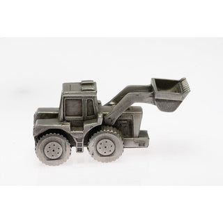 Buckingham Pewter Loader Figurine with Detailed Wheels and Operating Arm for Collectors